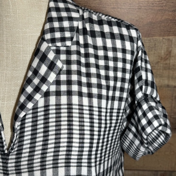 Madewell Double-Faced Hayden Popover Top in Breeney Plaid size Small - Picture 6 of 12